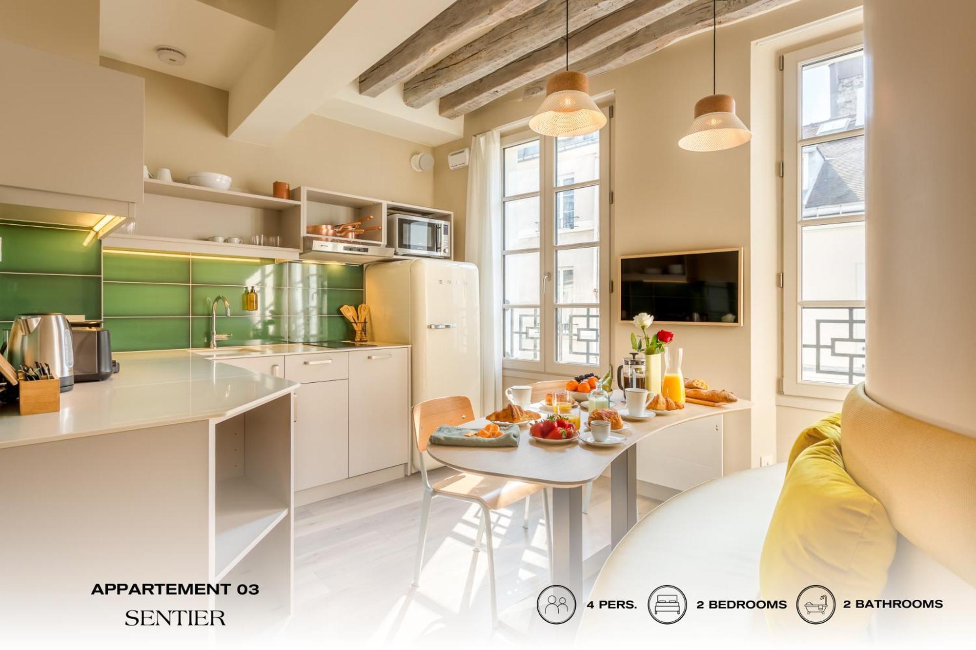 Appartement Beauquartier - Sentier *